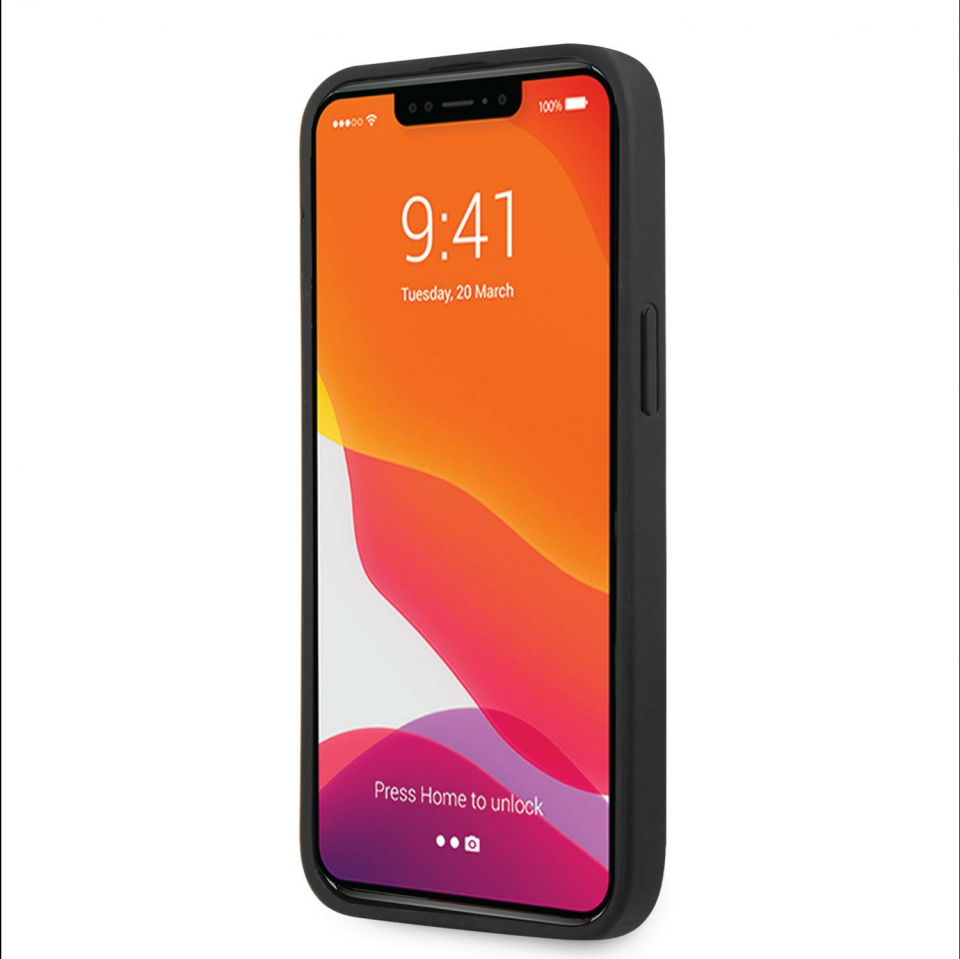 Iphone 14 Pro Mercedes-Benz Deri Siyah Kılıf MEHCP14LDELBK