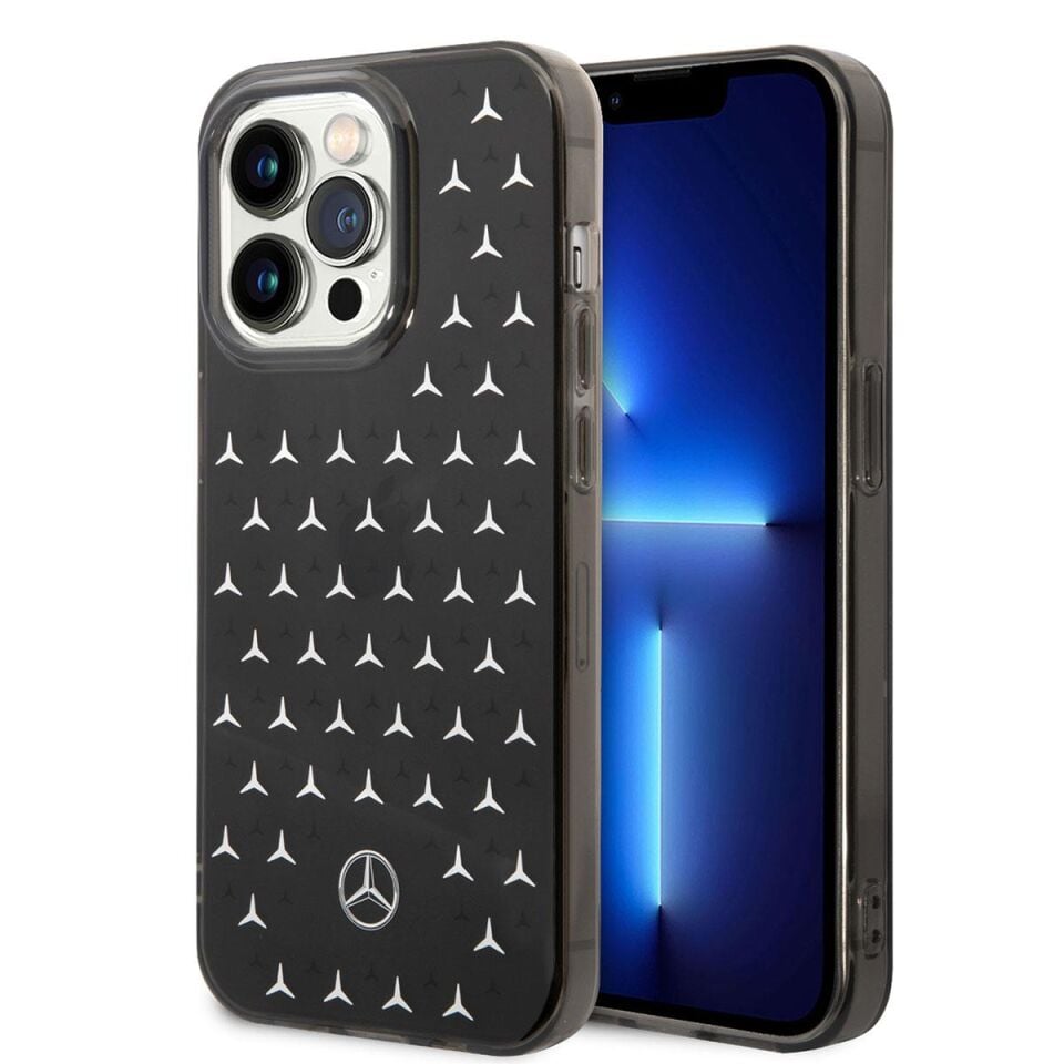 İphone 14 Pro Mercedes-Benz Gümüş Oklar Kılıf MEHCP14L8DPGS