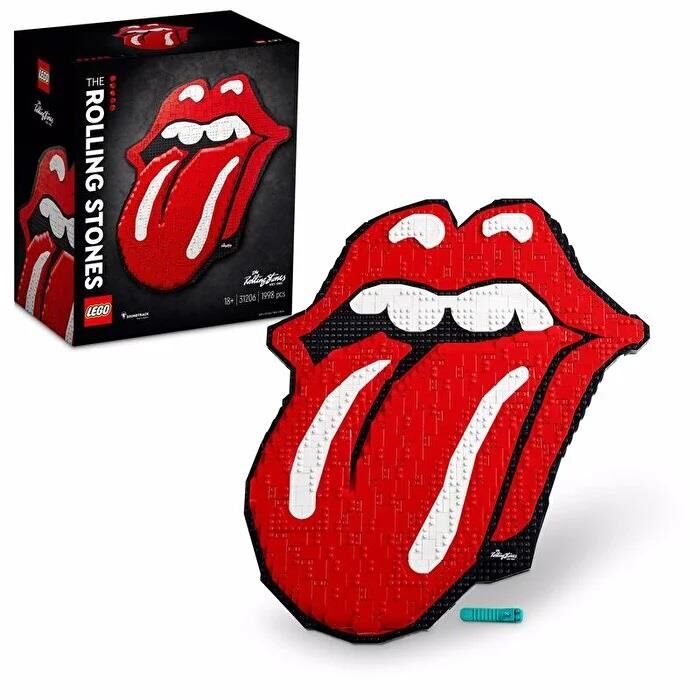 LEGO® Art The Rolling Stones 31206 - Rock Müzik Hayranları ve Yetişkinler İçin - Duvar Tablosu Yapım Seti (1998 Parça)