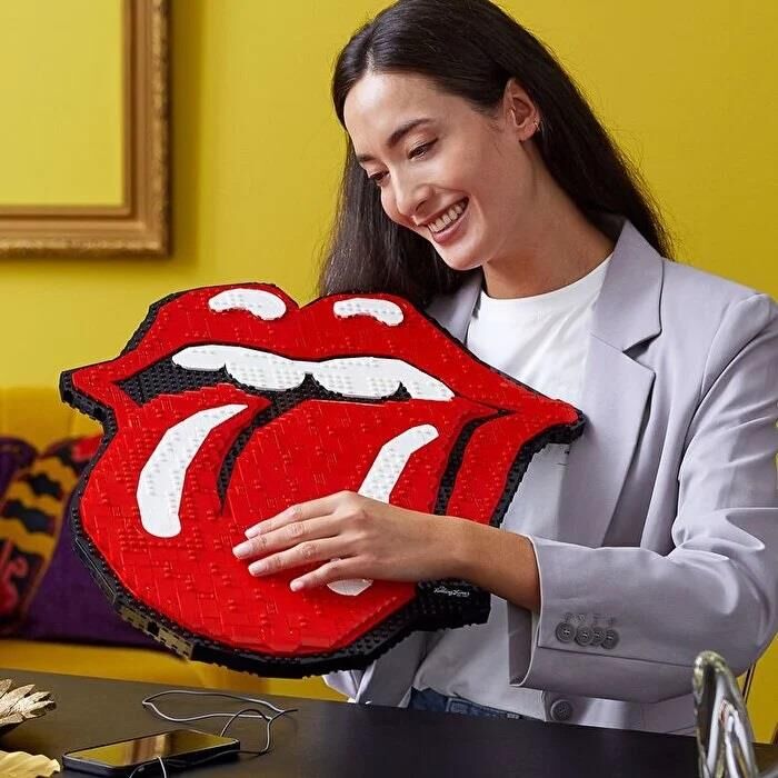 LEGO® Art The Rolling Stones 31206 - Rock Müzik Hayranları ve Yetişkinler İçin - Duvar Tablosu Yapım Seti (1998 Parça)