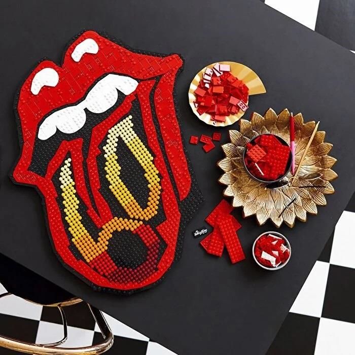 LEGO® Art The Rolling Stones 31206 - Rock Müzik Hayranları ve Yetişkinler İçin - Duvar Tablosu Yapım Seti (1998 Parça)