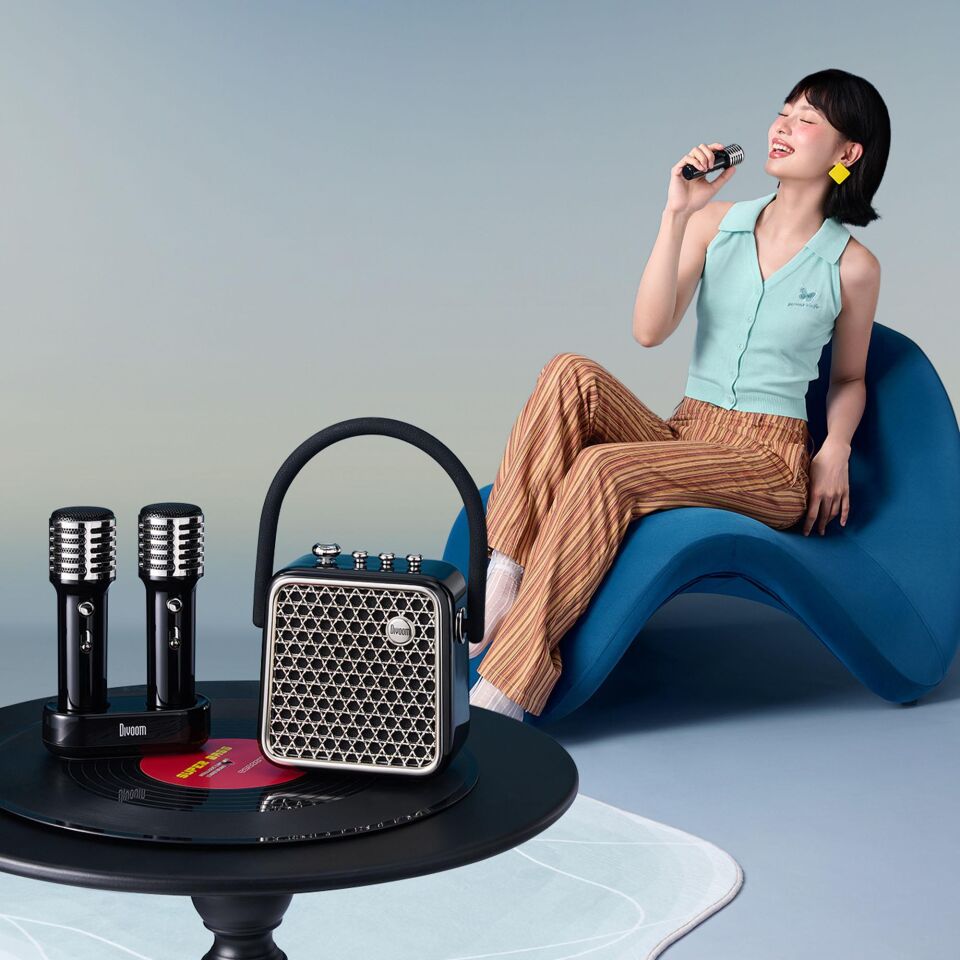 Divoom SongBird-SE Çift Mikrofonlu 18W Bluetooth Hoparlör