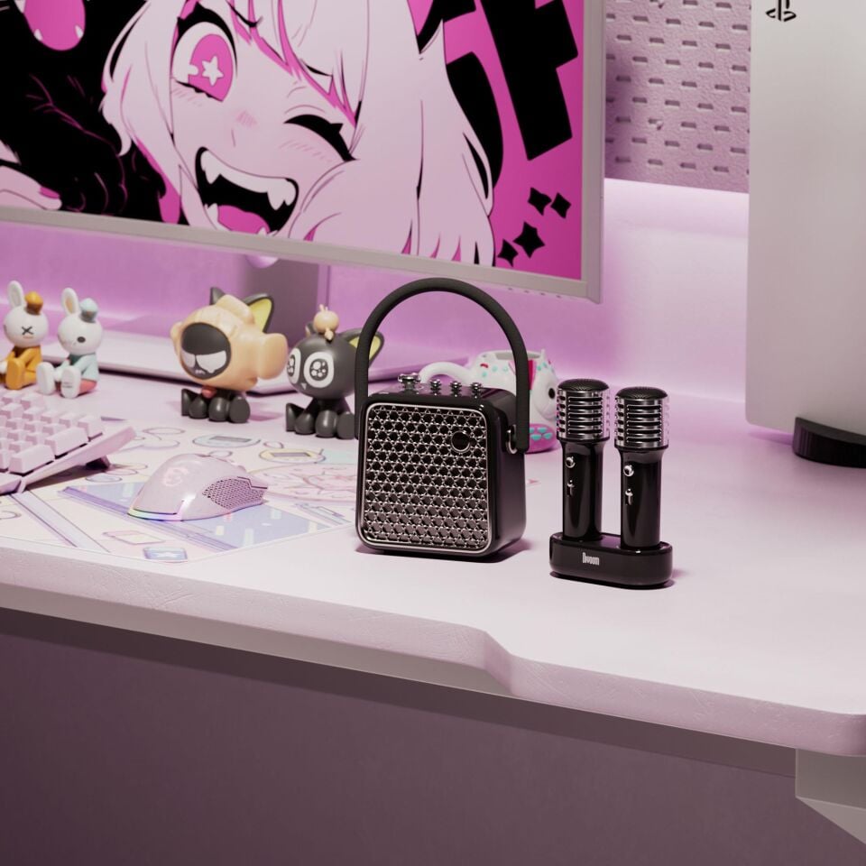 Divoom SongBird-SE Çift Mikrofonlu 18W Bluetooth Hoparlör Siyah