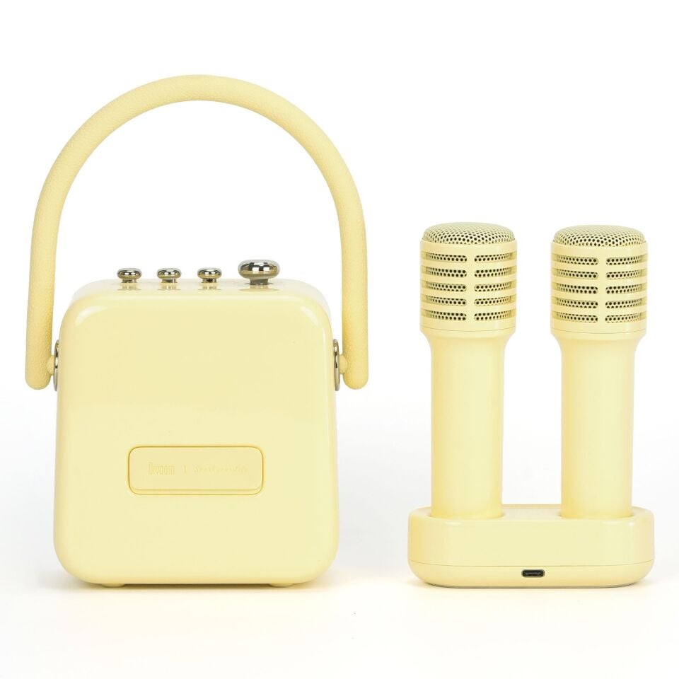Divoom SongBird-SE Çift Mikrofonlu 18W Bluetooth Hoparlör Sarı