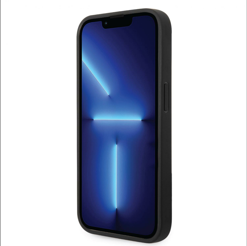 İphone 14 Pro Max Ferrari Deri SF Logolu Baskılı Siyah FEHCP14XPSFK