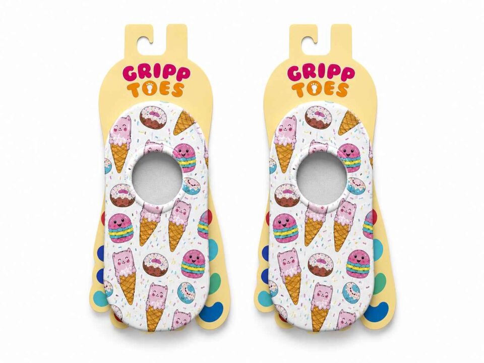 GrippToes Kaymaz Damla Tabanlı Deniz&Havuz Çorabı 1-3 yaş  (21-23) O1