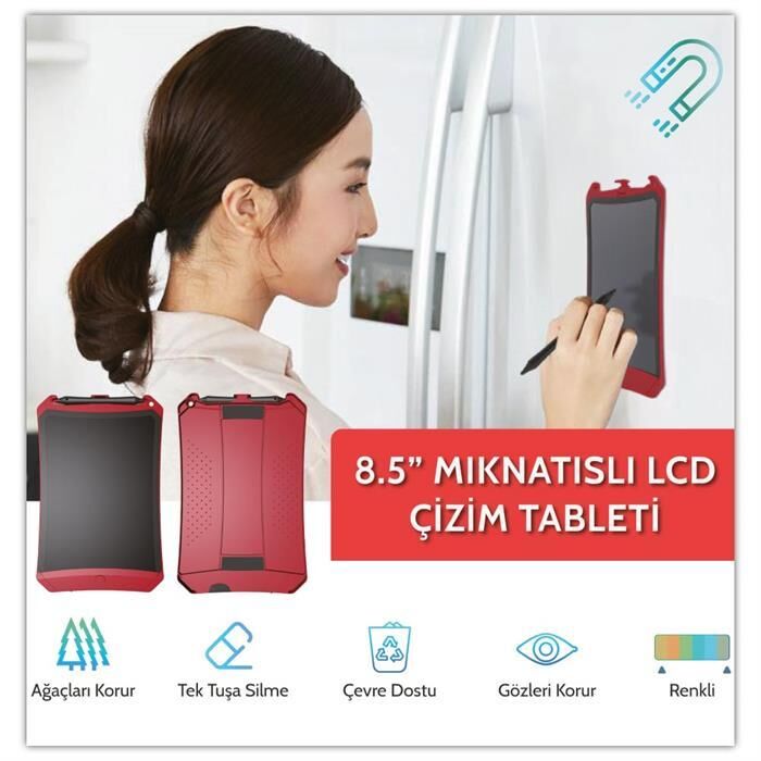 Xiaomi Wicue 8,5'' LCD Dijital Renkli Çizim Tableti Turuncu