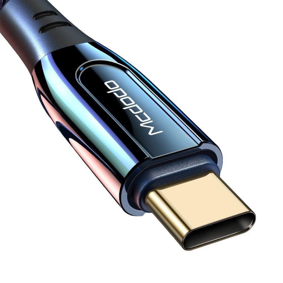 Mcdodo CA-8120 100W Type-C To Type-C Pd Hızlı Data-Şarj Kablosu 5A 1.2m-Siyah