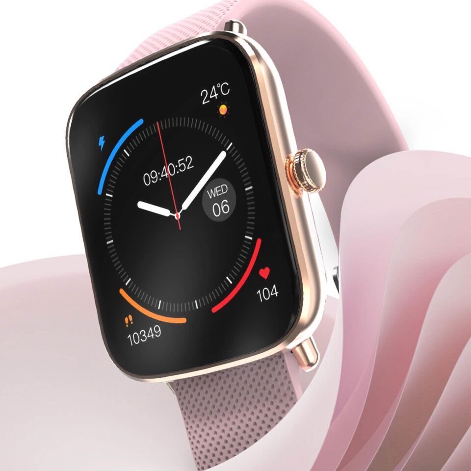 HiFuture FutureFit Zone IP68 Akıllı Saat Pembe