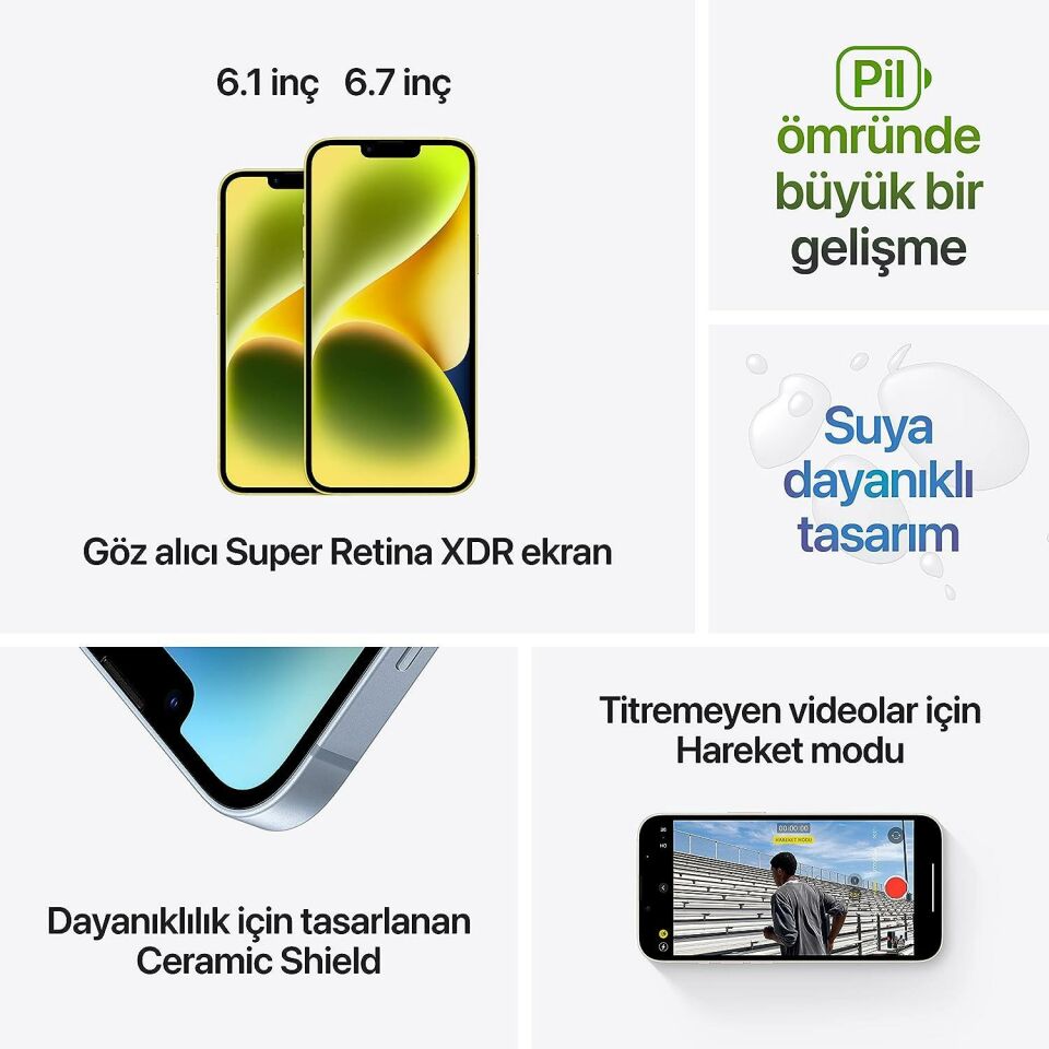 Apple iPhone 14 256 GB Gece Yarısı
