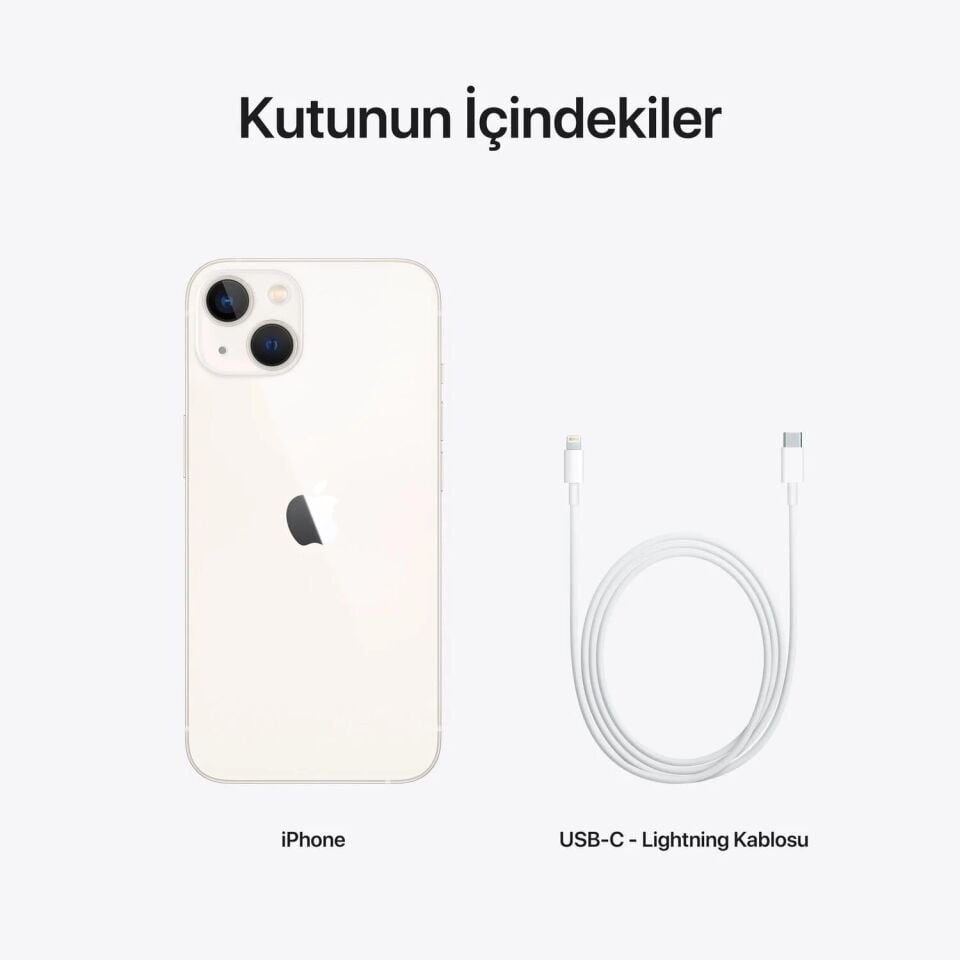 Apple iPhone 13 256GB Yıldız Işığı - MLQ73TU/A