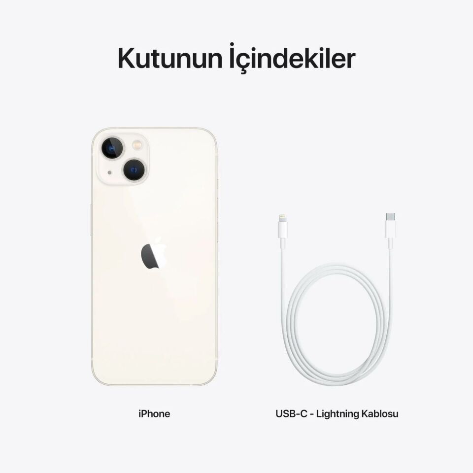 Apple iPhone 13 256GB Yıldız Işığı - MLQ73TU/A Yıldız Işığı
