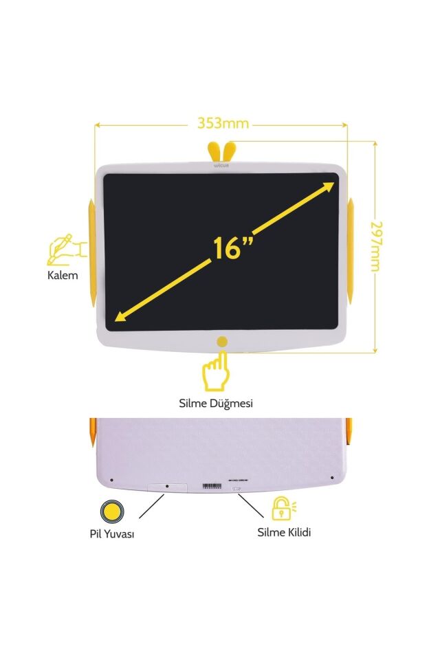 Xiaomi Wicue 16'' LCD Little Chick Dijital Tablet