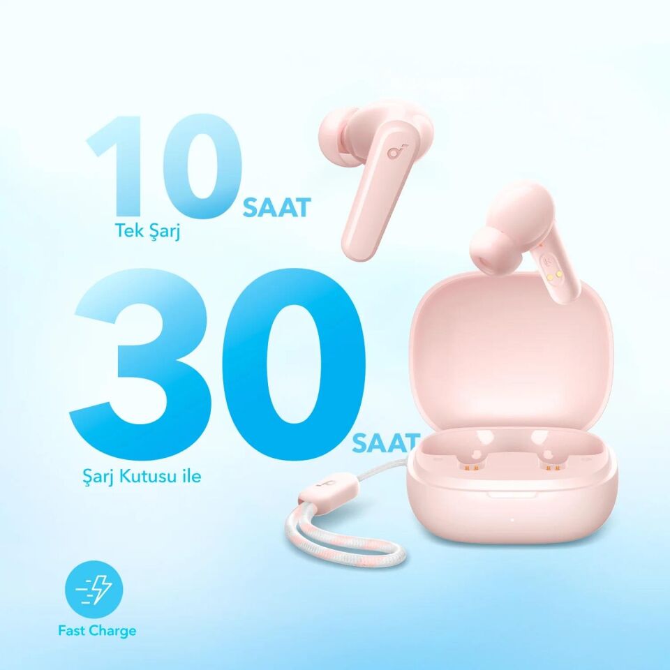 Anker SoundCore R50i TWS Kulak İçi Bluetooth Kulaklık Pembe