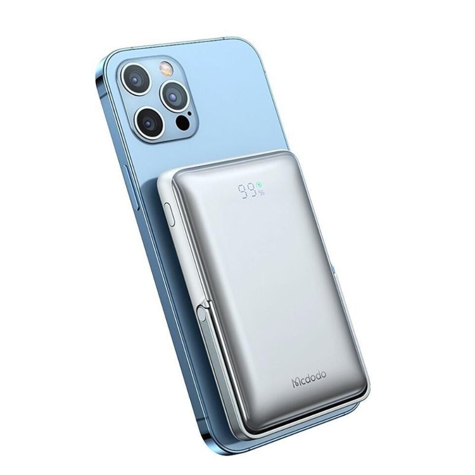 Mcdodo MC-0690 10000 mAh 15W Dijital Göstergeli Magsafe Powerbank