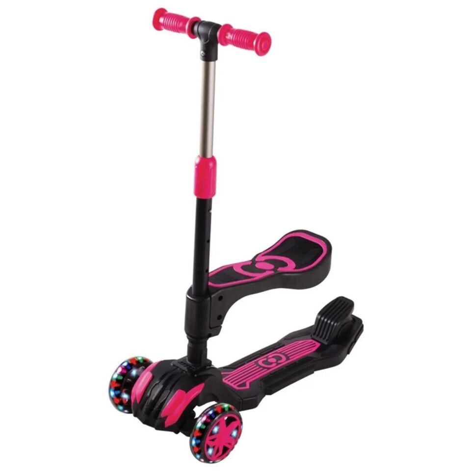 Cool Wheels Combo Oturaklı Çocuk Scooter Pembe