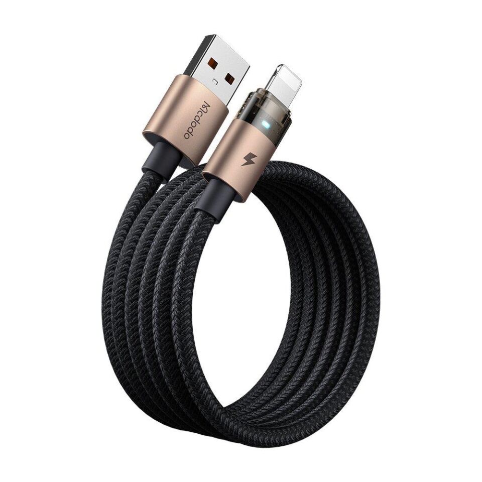 Mcdodo Ca-6911 USB A To Lightning Şeffaf Kablo 1.2 M