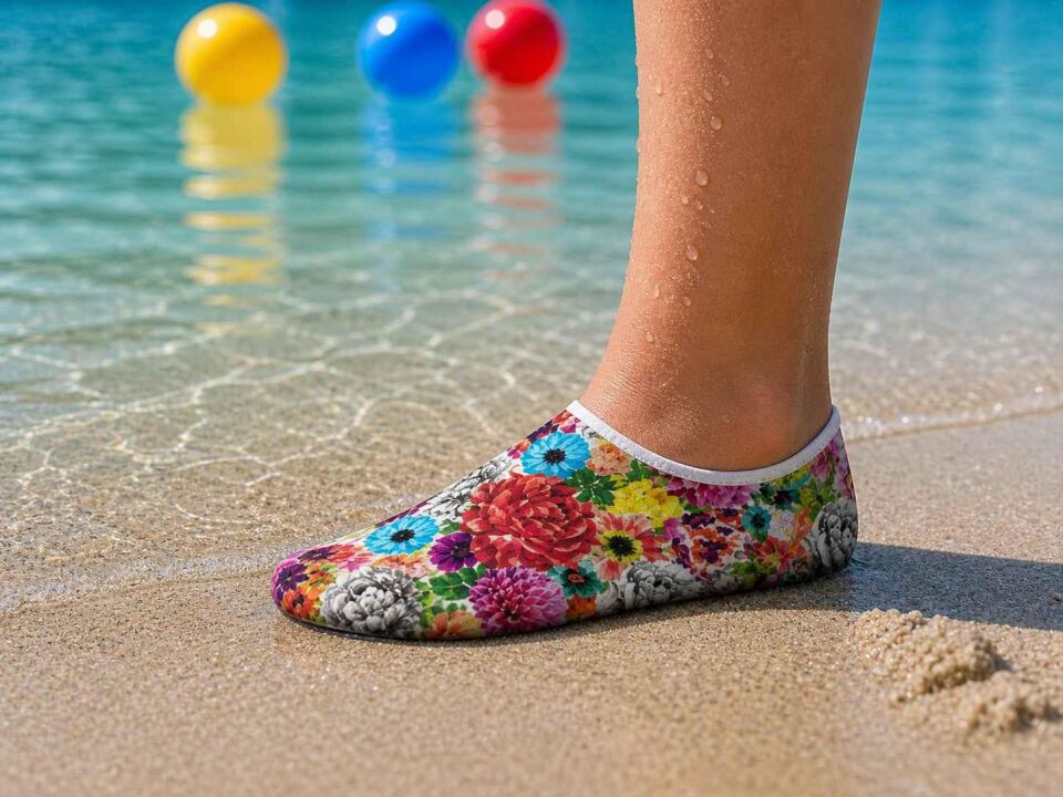 GrippToes Kaymaz Damla Tabanlı Deniz&Havuz Çorabı 3-5 yaş  (24-26) I2