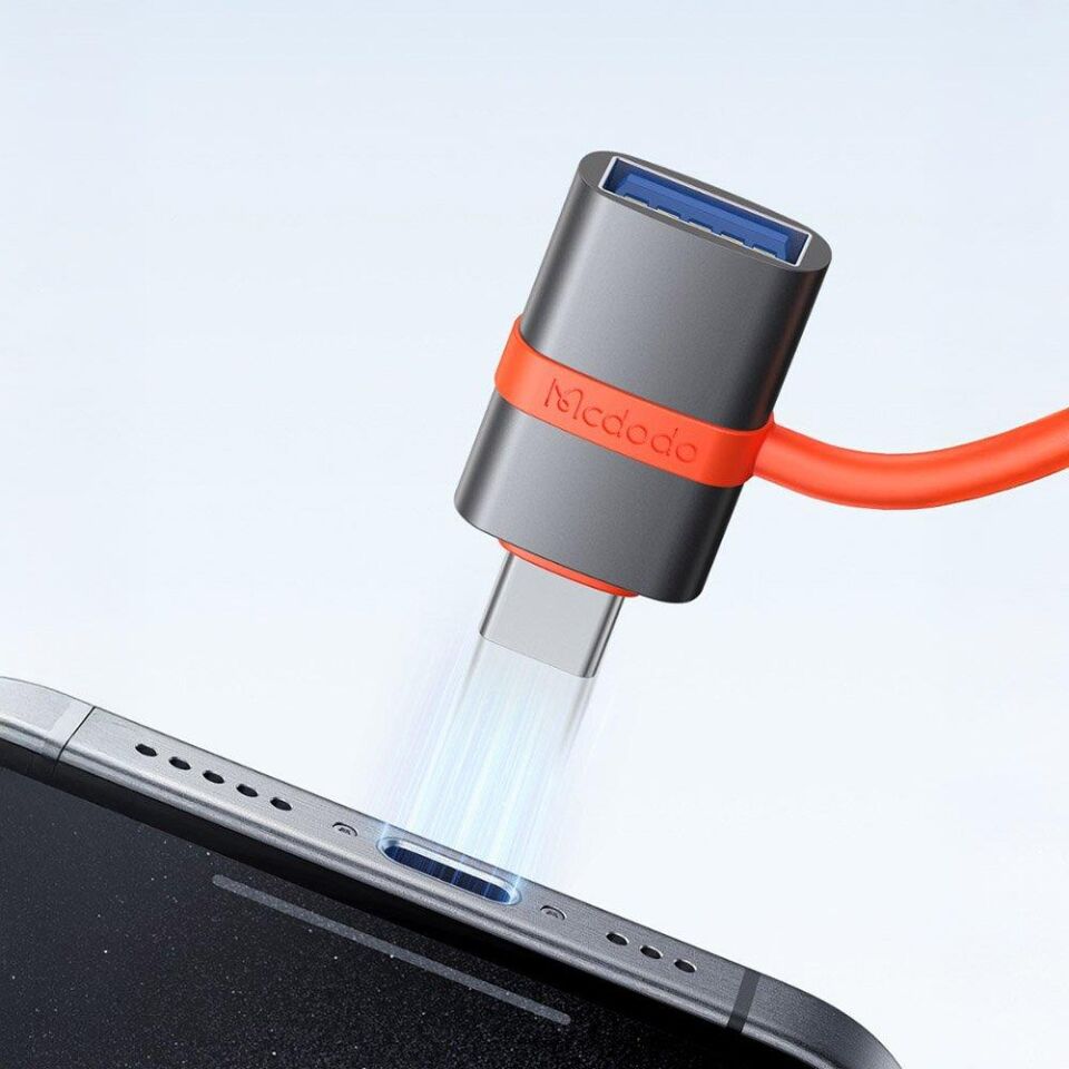 Mcdodo Ot-3810 Usb-A 3.0 - Usb-C Adaptör Siyah OTG