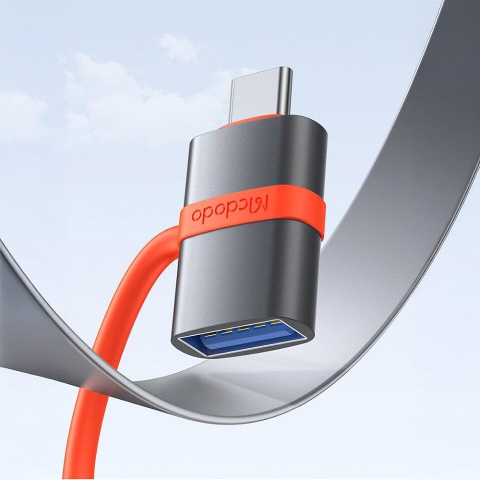 Mcdodo Ot-3810 Usb-A 3.0 - Usb-C Adaptör Siyah OTG