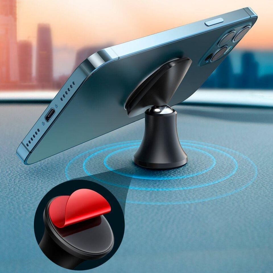Mcdodo CM-8490 360 Derece Dönebilen Magnetic Araç Tutucu - Siyah