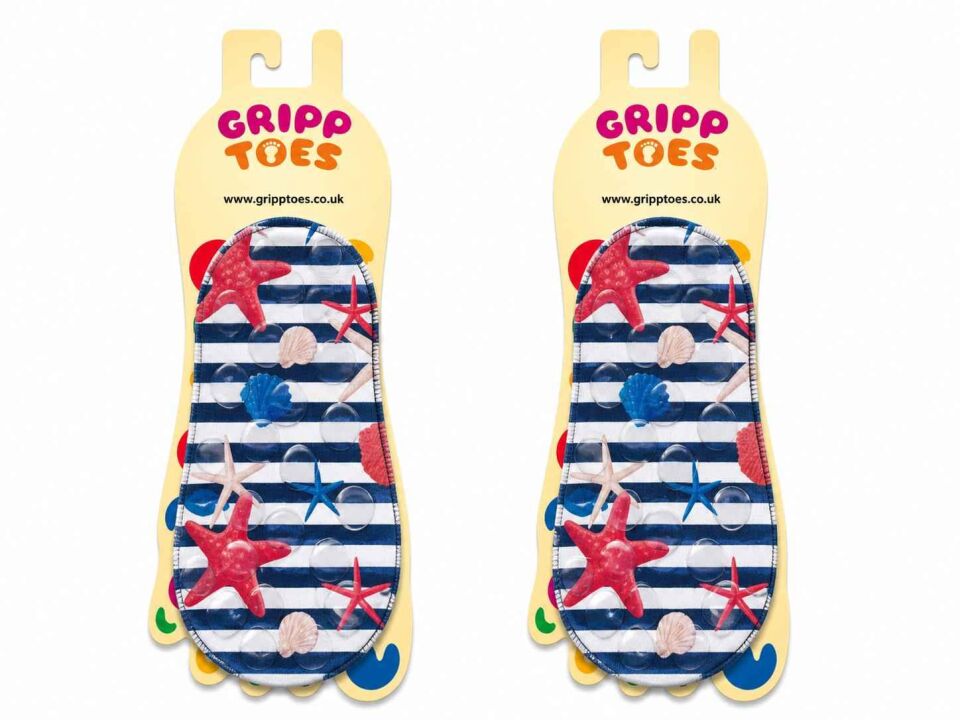 GrippToes Kaymaz Damla Tabanlı Deniz&Havuz Çorabı 3-5 yaş  (24-26) O2