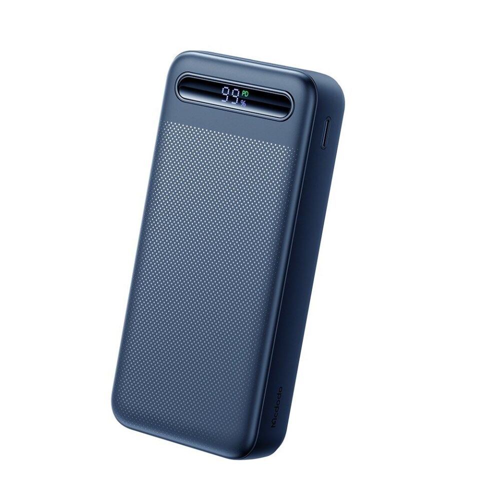 Mcdodo MC-3891 Star Serisi 22.5W PD+QC Şarj Göstergeli 20000 mAh Powerbank Siyah