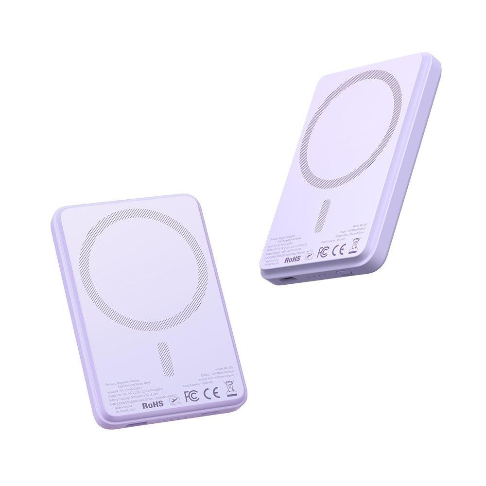 Mcdodo MC-3953 5000 mAh Manyetik Powerbank Mor