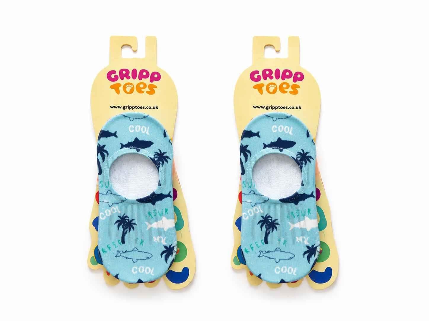 GrippToes Kaymaz Damla Tabanlı Deniz&Havuz Çorabı 3-5 yaş  (24-26) U2