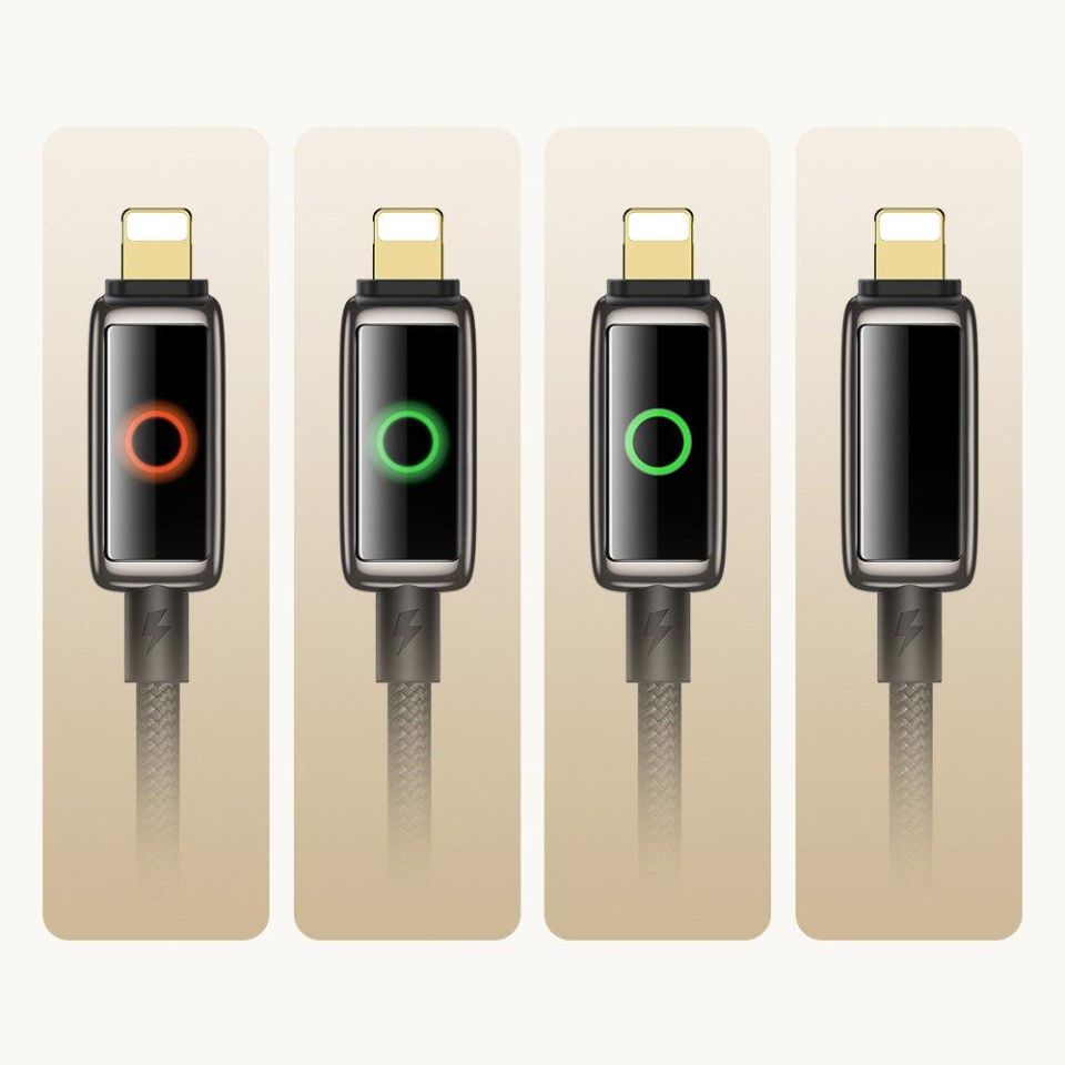 Mcdodo Ca-6650 Usb-A To Usb-C Işık Göstergeli Premium Siyah Kablo