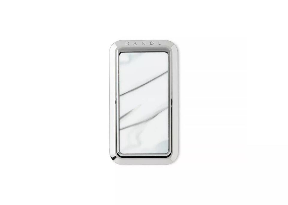 HANDLstick Whıte Marble Telefon Tutucu