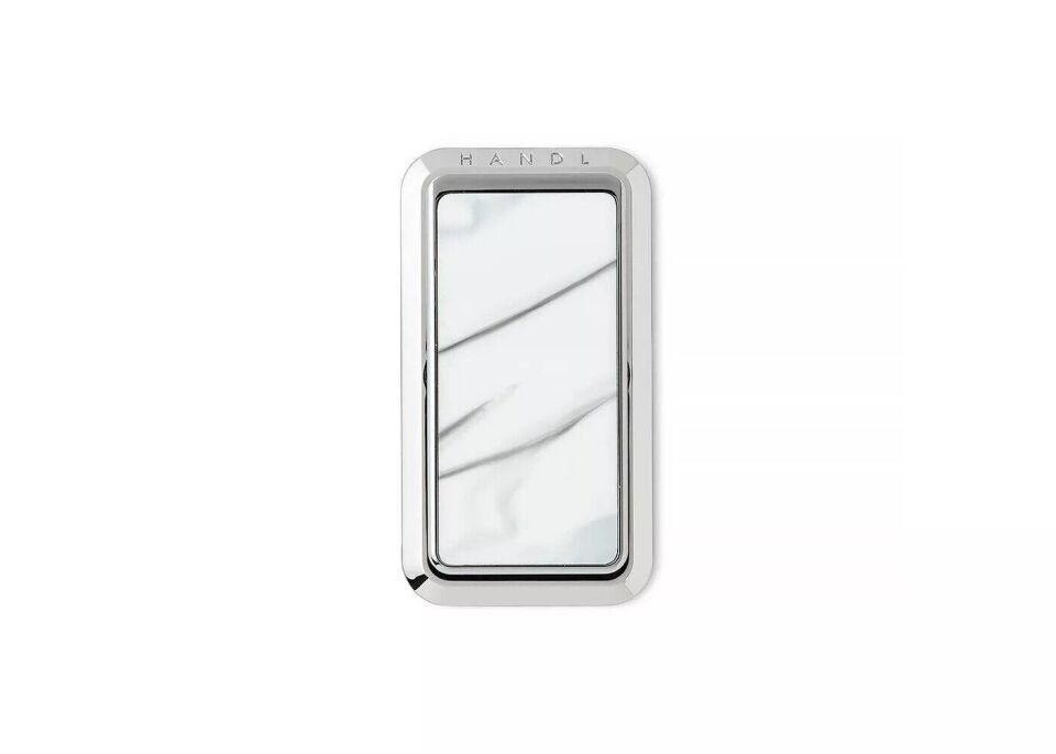 HANDLstick Whıte Marble Telefon Tutucu