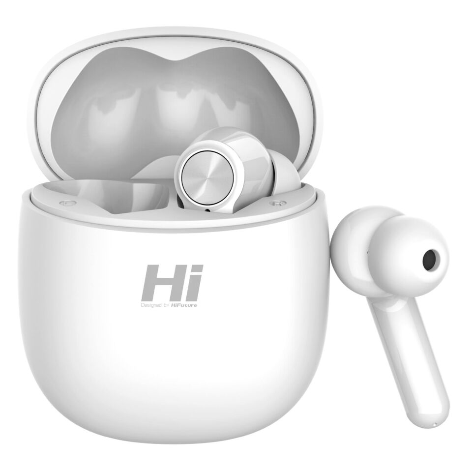 HiFuture FlyBuds Pro Pasif Gürültü Önleyici 4 Mikrofonlu TWS IPX5 Bluetooth 5.3 Kablosuz Kulak İçi Kulaklık Beyaz