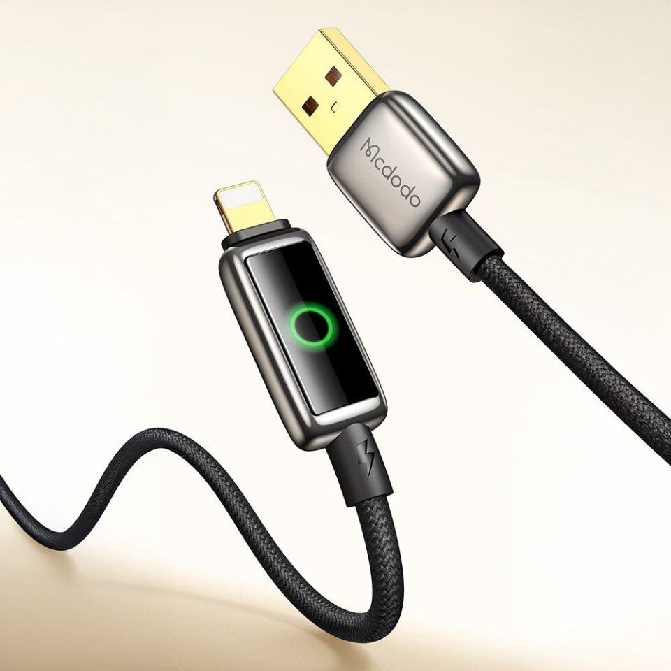 Mcdodo Ca-6590 Usb-A To Lightning Işık Göstergeli Premium Kablo