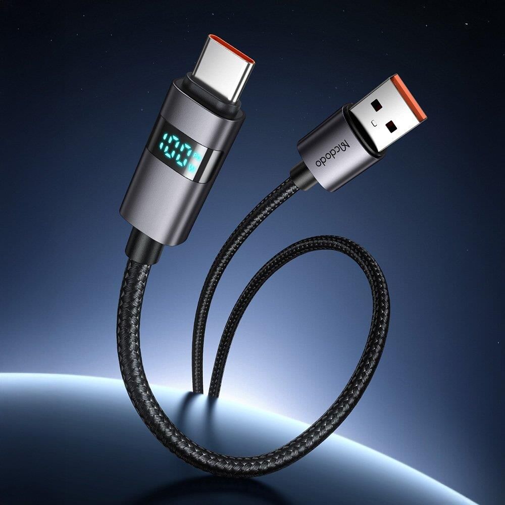 Mcdodo Ca-6520 Usb-A To Usb-C Kablosu Yatay Led Ekranlı