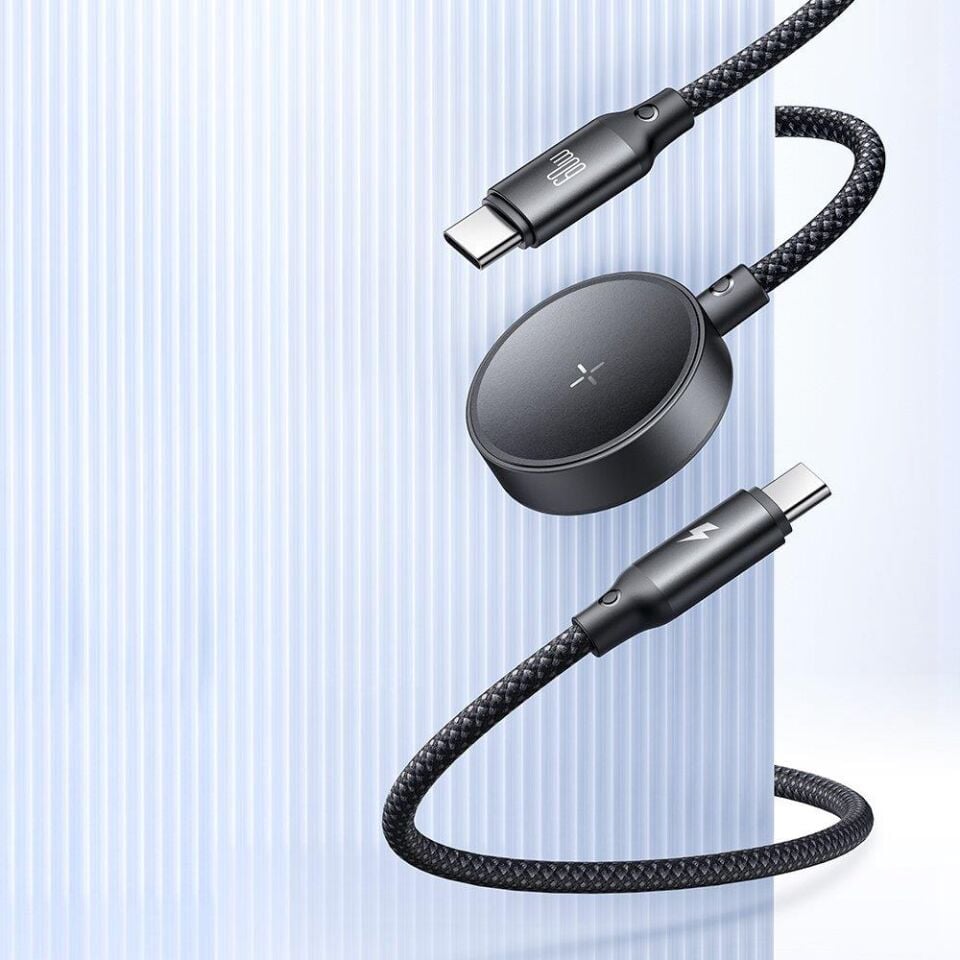 Mcdodo Ca-4210 1.5 M 60W 2'Si 1 Arada Type-C To Type-C + Samsung Watch Kablosuz Şarj Cihazı