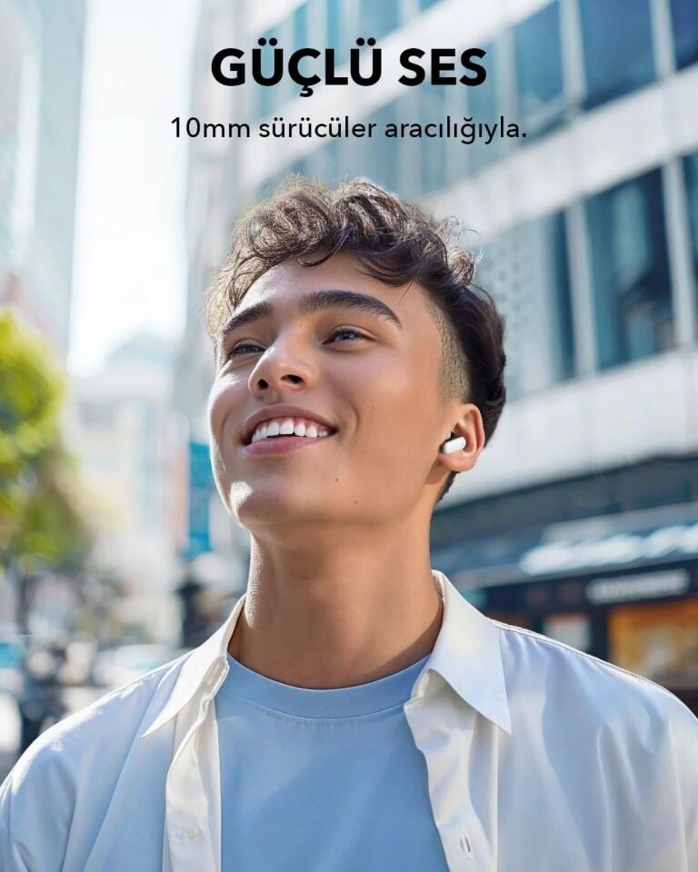 Anker SoundCore R50i NC ANC TWS Kulak İçi Bluetooth Kulaklık Beyaz