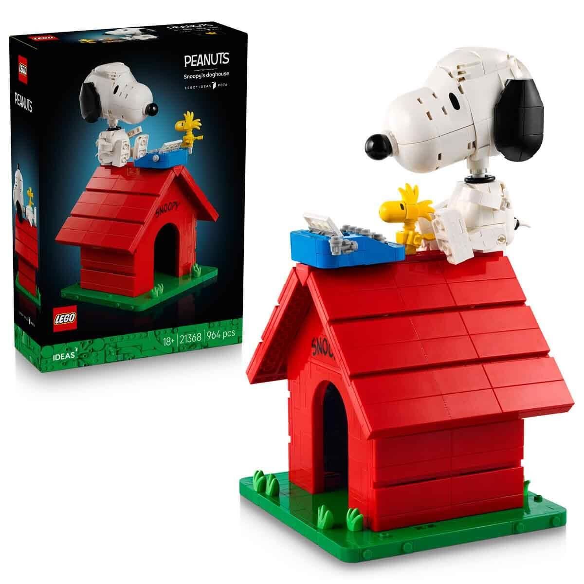 LEGO Ideas Peanuts: Snoopy’nin Köpek Kulübesi 21368 964 Parça