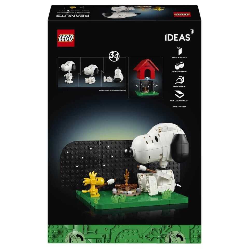 LEGO Ideas Peanuts: Snoopy’nin Köpek Kulübesi 21368 964 Parça