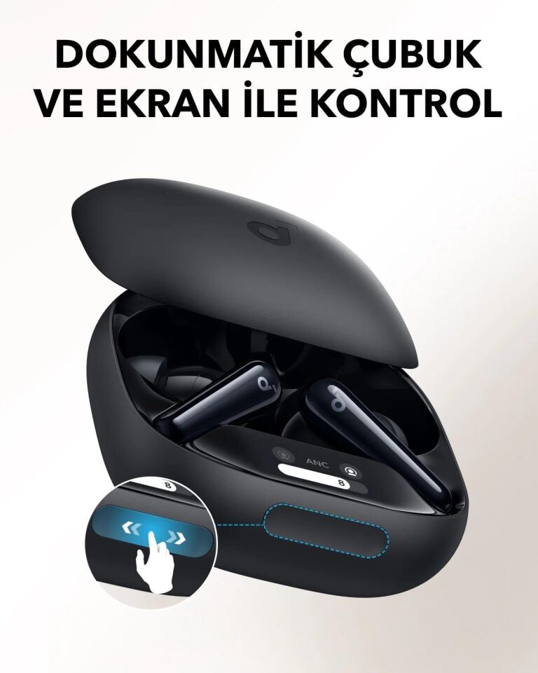 Anker Liberty 4 Pro Gürültü Engelleyici Kablosuz Bluetooth Kulaklık Mat Siyah