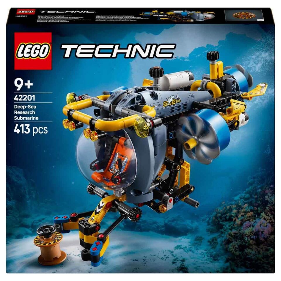LEGO Technic Derin Deniz Araştırma Denizaltısı 42201 413 Parça