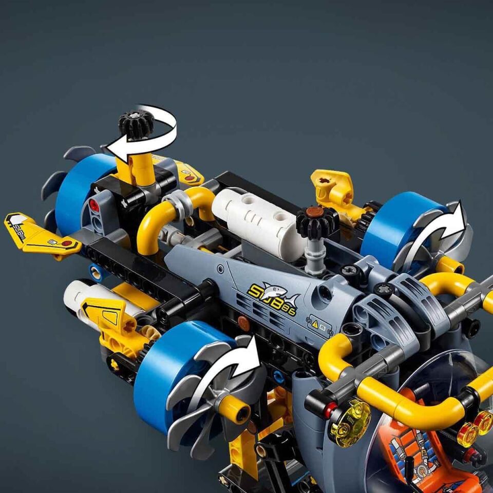 LEGO Technic Derin Deniz Araştırma Denizaltısı 42201 413 Parça
