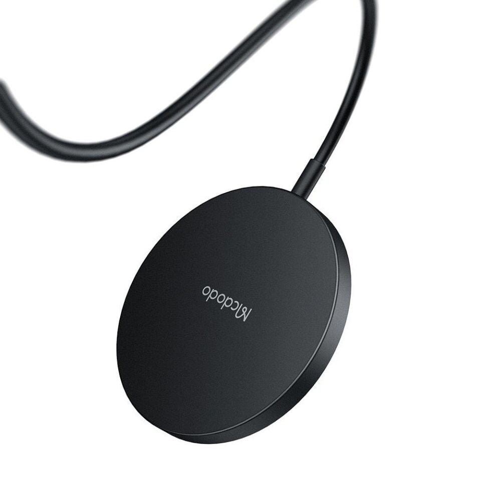 Mcdodo CH-4360 15W Magsafe Manyetik Tutuculu Wireless Şarj aleti - Siyah