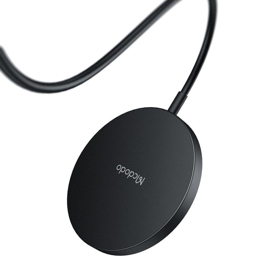 Mcdodo CH-4360 15W Magsafe Manyetik Tutuculu Wireless Şarj aleti - Siyah