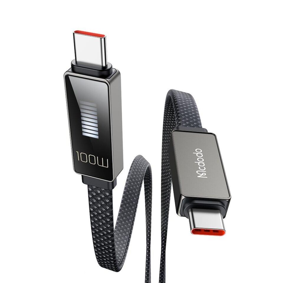 Mcdodo CA-4470 100W Type-C To Type-C Hızlı Şarj Ve Data Aktarım Kablosu 1.2m