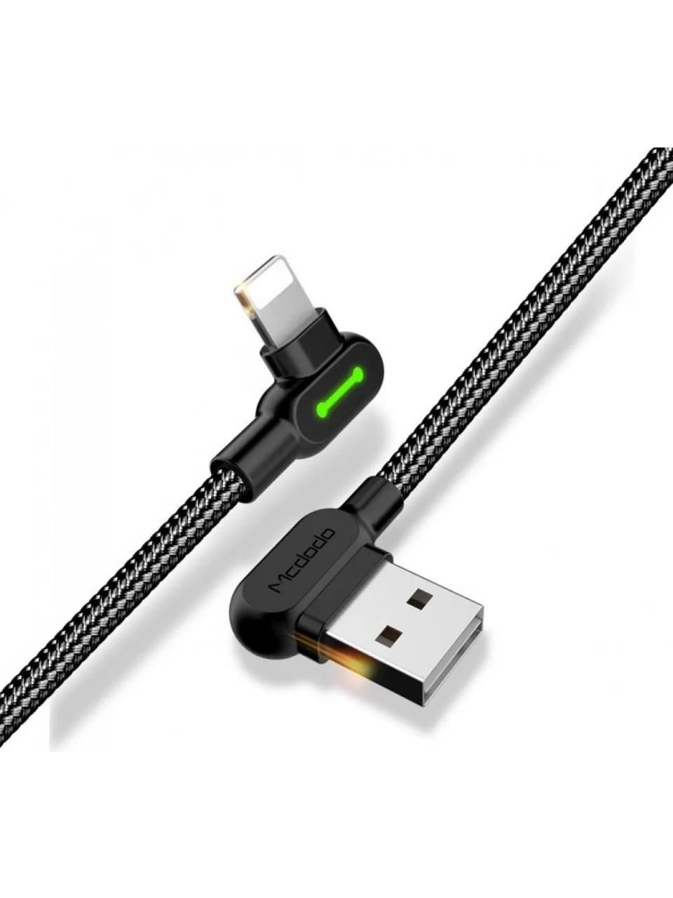 Mcdodo CA-4673 Lightning L Tipi Data-Şarj Kablosu 1.8M-Siyah