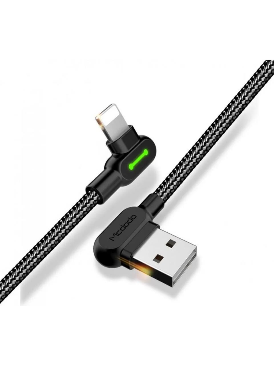 Mcdodo CA-4673 Lightning L Tipi Data-Şarj Kablosu 1.8M-Siyah