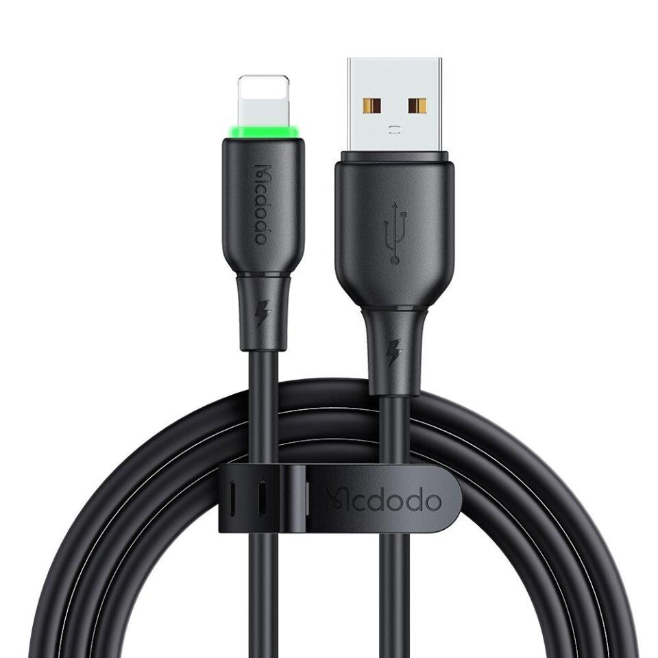 Mcdodo CA-4741 1.2 M 3A Data Kablosu Lightning Black