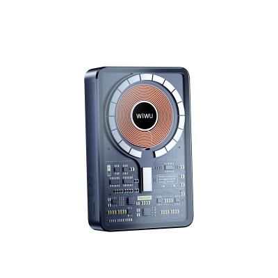 Wiwu JC-21 Hızlı Şarj Özellikli Standlı Magsafe Wireless Powerbank 22.5W 10000mAh