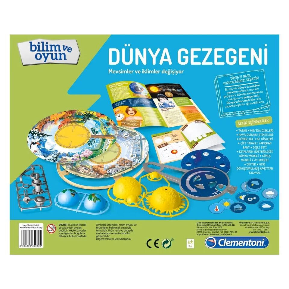 Clementoni Bilim ve Oyun Seti: Dünya Gezegeni